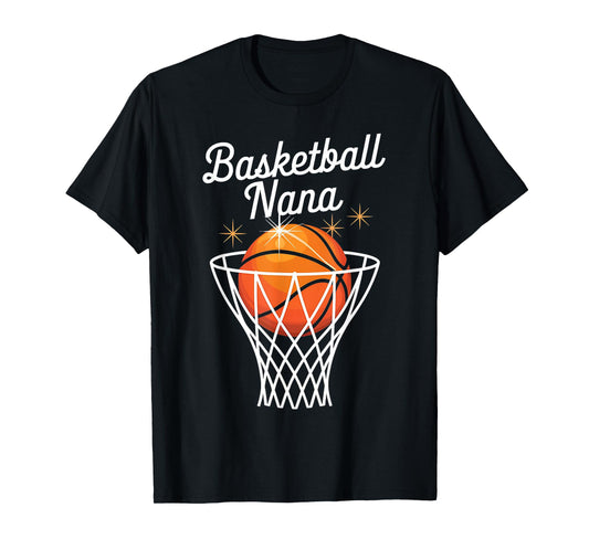 Basketball Grandma Nana Basketball Hoop Mothers Day T-Shirt