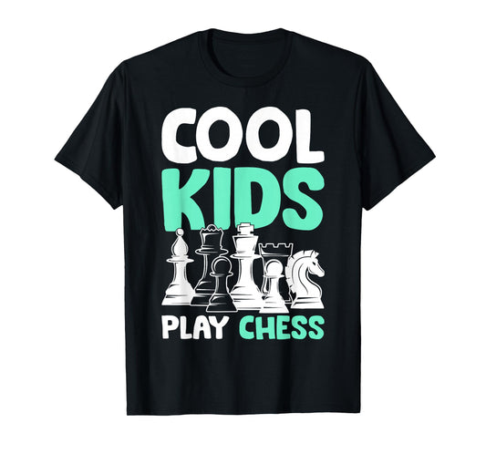 Cool Kids Play Chess Boys T-Shirt