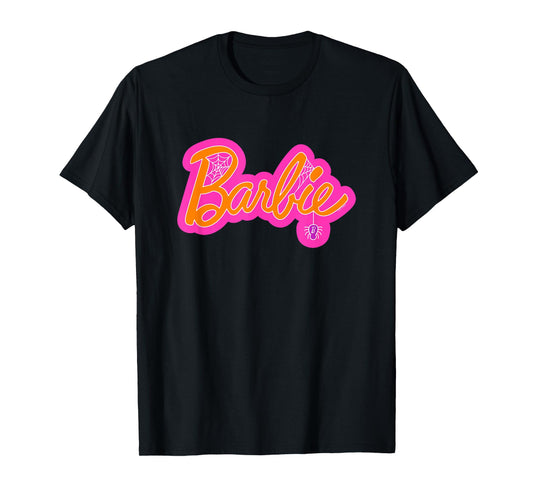 Barbie - Orange Halloween Logo T-Shirt