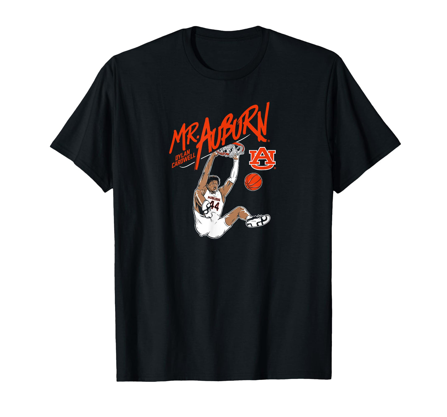 Dylan Cardwell - Mr. Auburn - Auburn Tigers Basketball T-Shirt