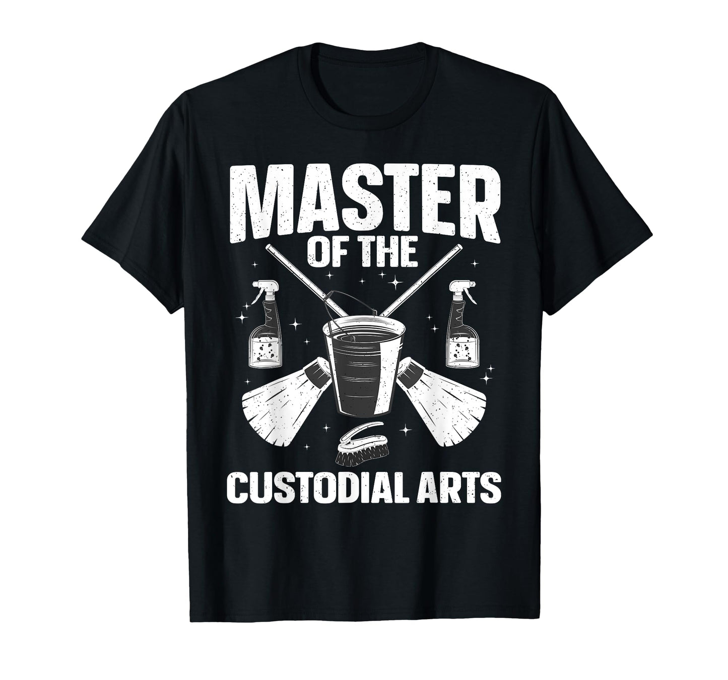 School Custodian Design For Men Women Cleaning Janitor T-Shirt
