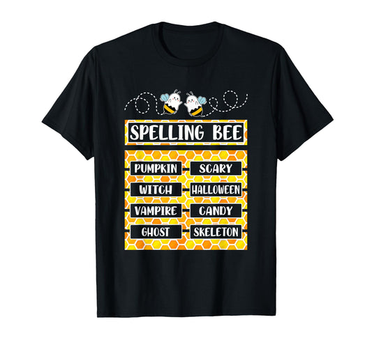 Funny Spelling Bee Pun Halloween Costumes For Teachers T-Shirt