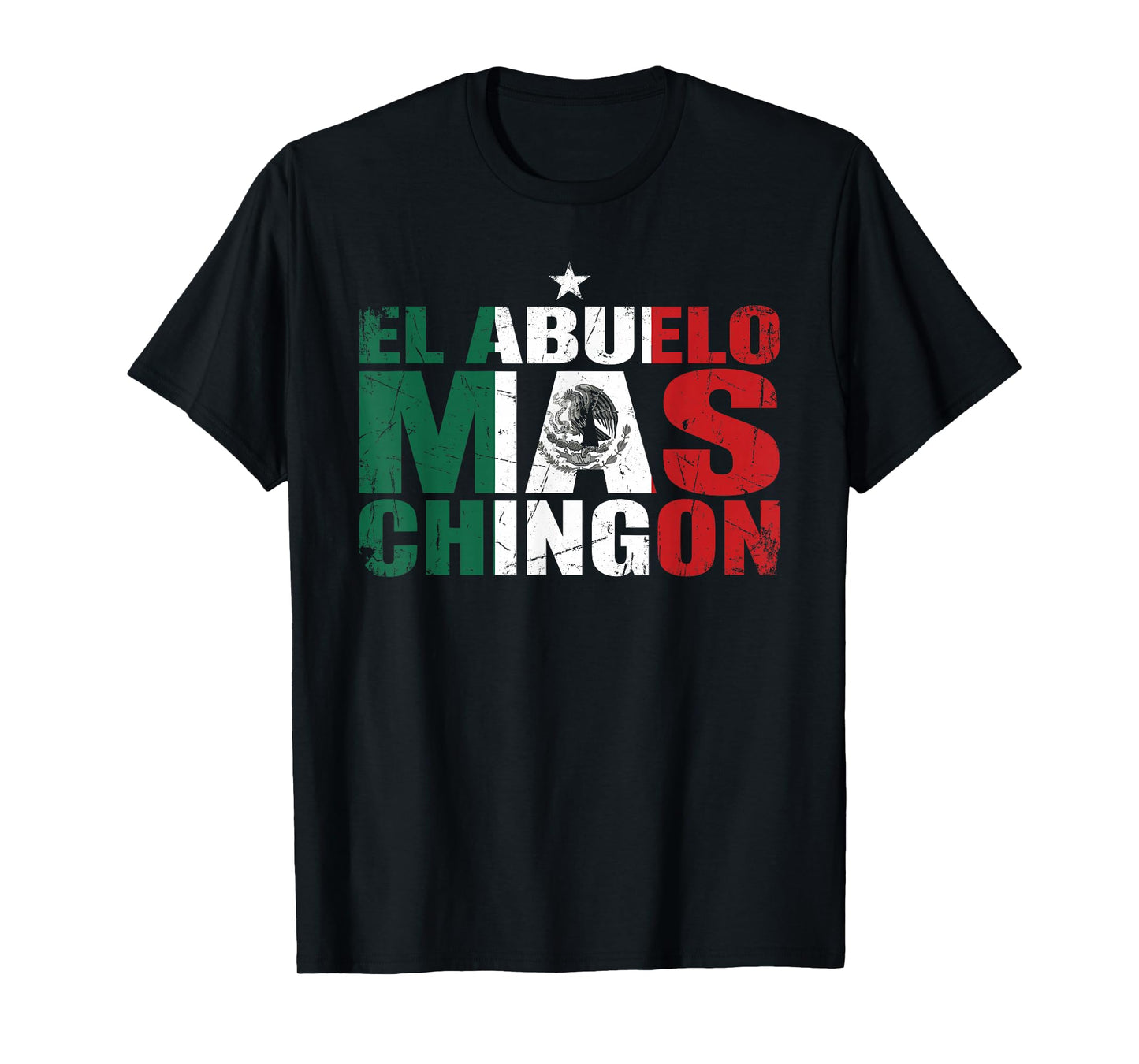 El Abuelo Mas Chingon The Coolest Mexican Grandfather T-Shirt