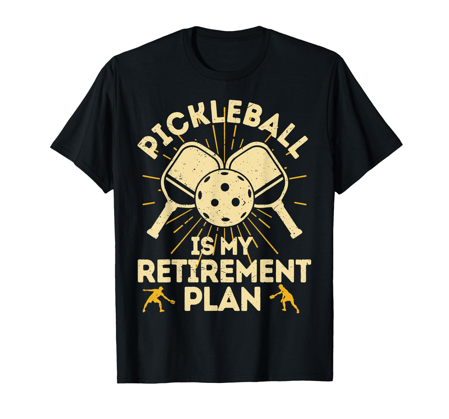 Funny Pickleball My Retirement Plan Vintage Women Player T-Shirt
