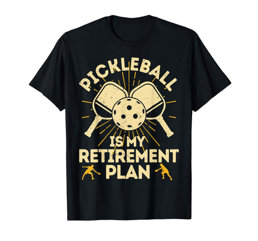 Funny Pickleball My Retirement Plan Vintage Women Player T-Shirt