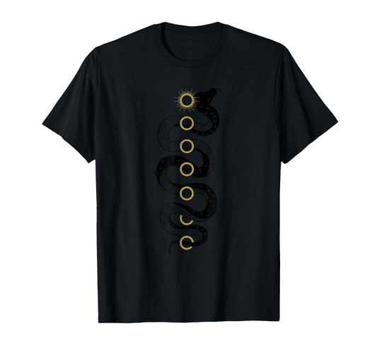 Chakra Snake Sun Vintage Kundalini Hinduism Yoga Lover Gift T-Shirt