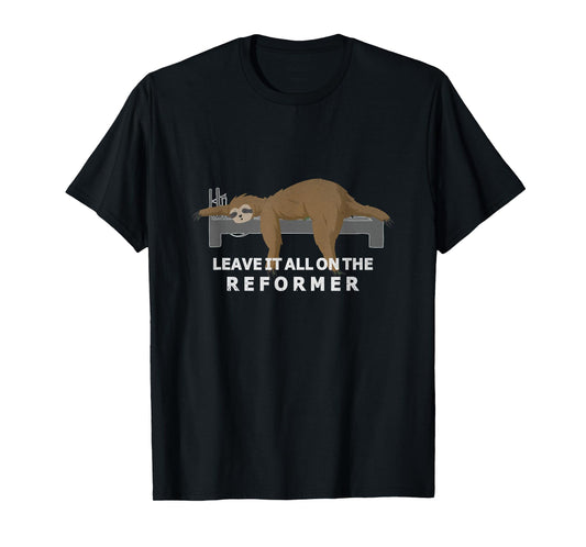 Reformer Pilates sloth Pilates T-Shirt
