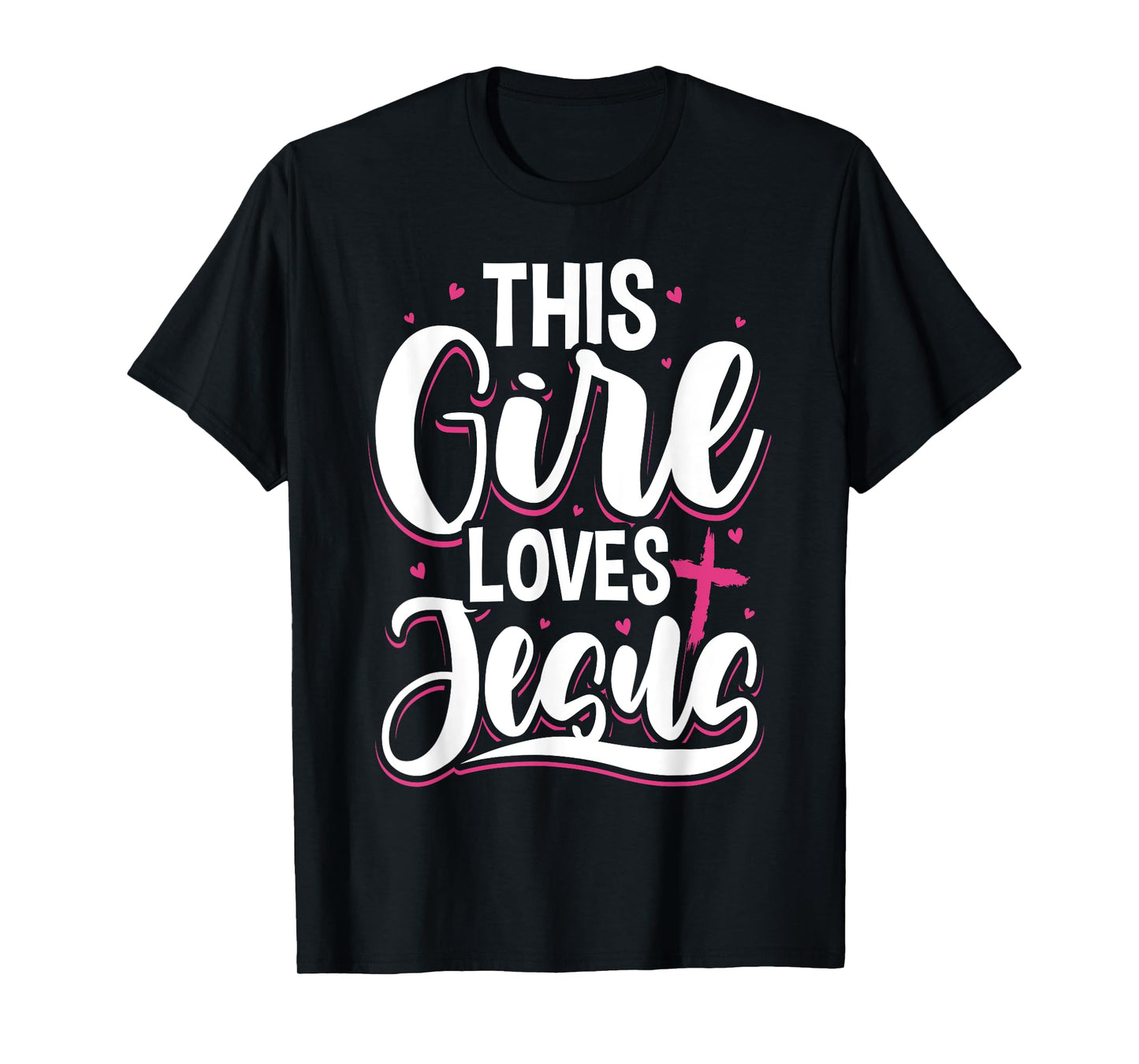 This Girl Loves Jesus For Christian Teen Kid Cool Women T-Shirt