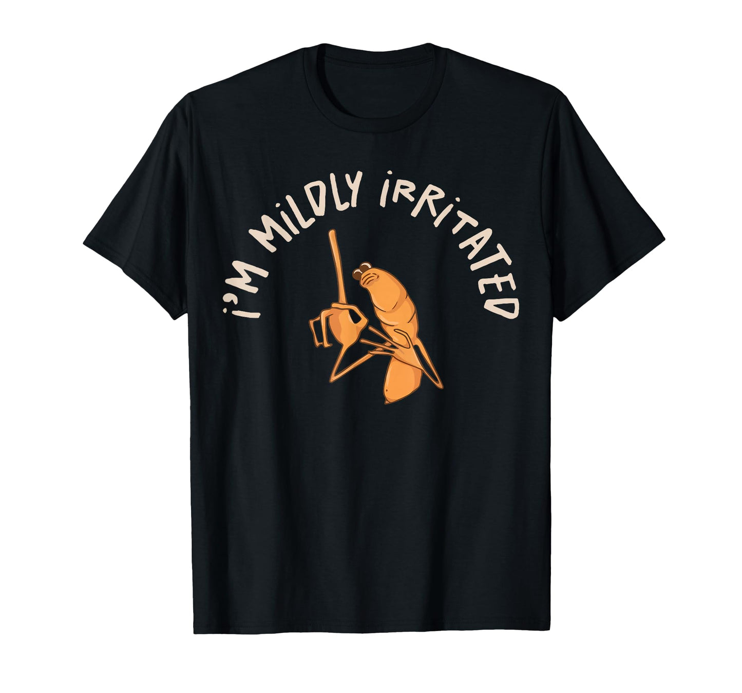 I'm Mildly Irritated Marcus Funny Worm Meme Mens Women T-Shirt