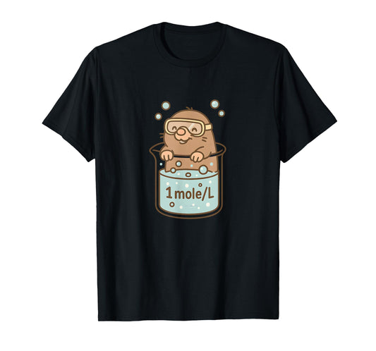 1 Mole Per Liter Funny Chemistry Humour T-Shirt