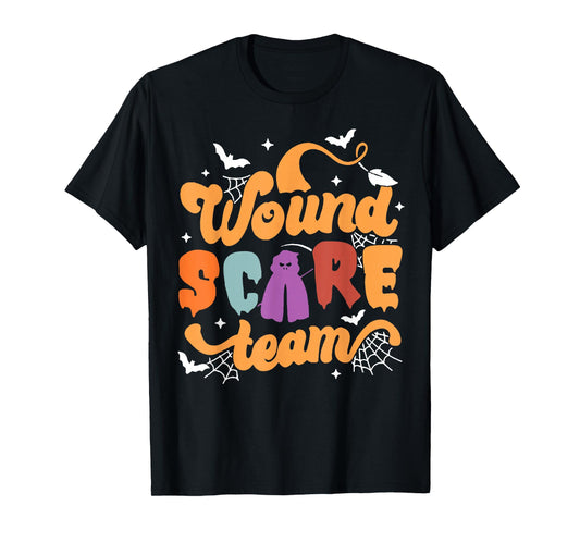 Wound Care Team Halloween Team Crew Nurse Practitioner Tee T-Shirt