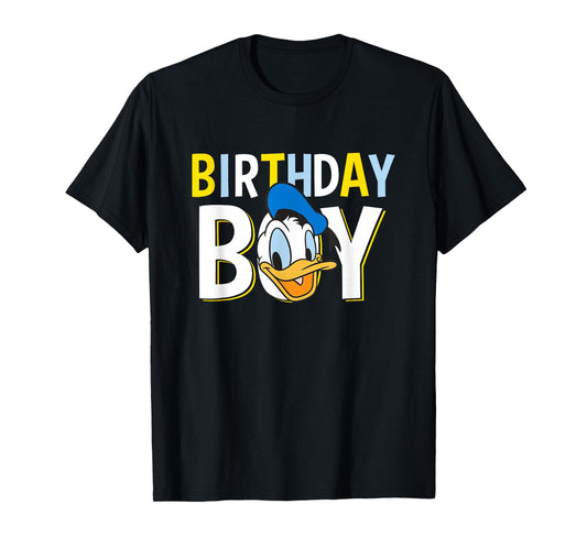 Disney Mickey And Friends Birthday Boy Vintage Donald Duck T-Shirt