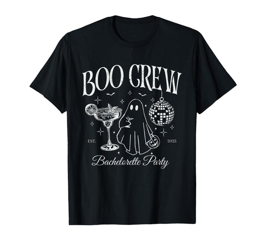 Boo Crew Bachelorette Party Halloween Witchy Bridal T-Shirt