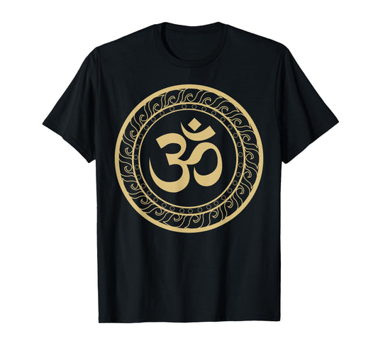Om Ohm Aum Symbol Spiritual Yoga T-Shirt