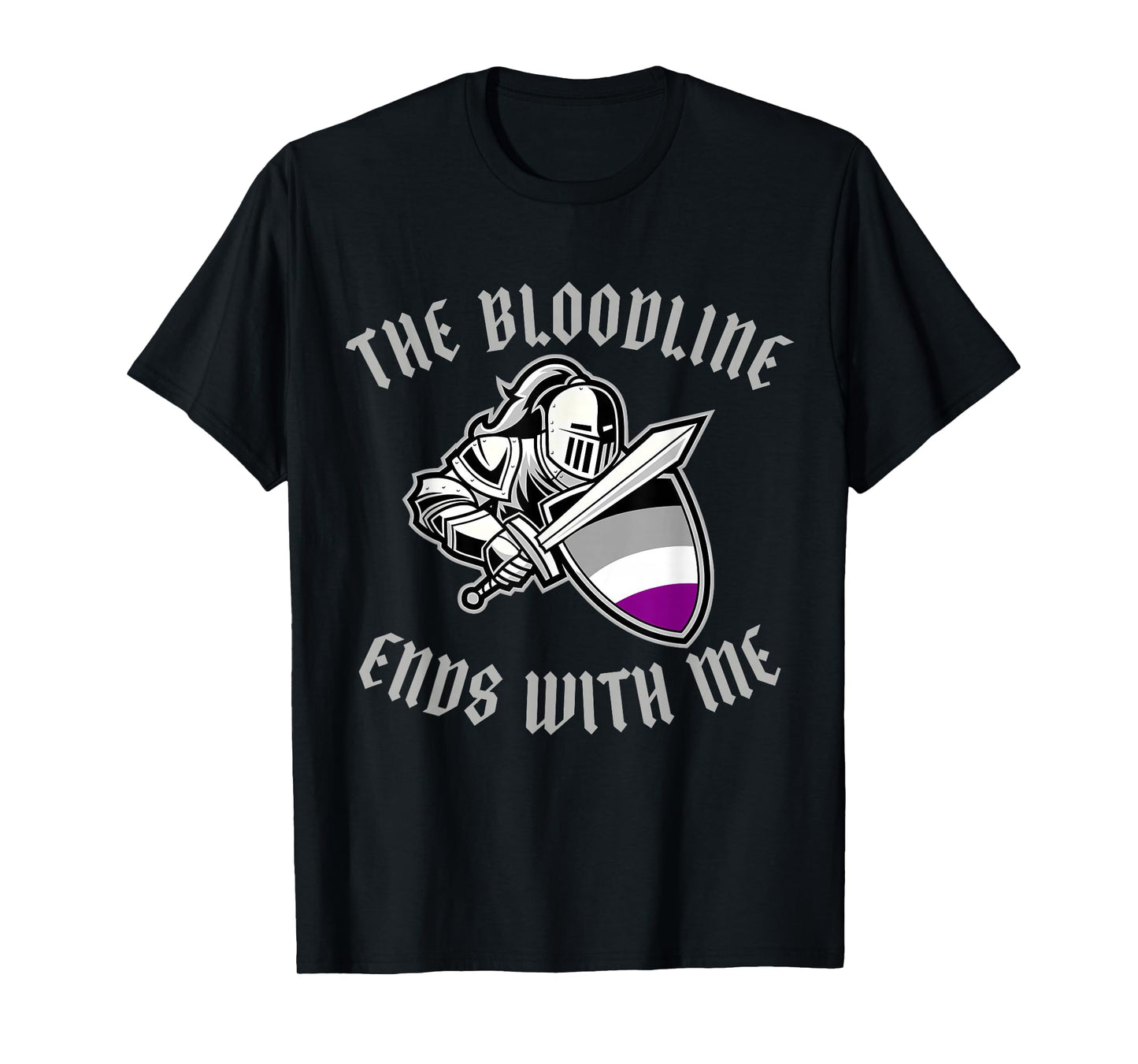 Funny Asexual Medieval Ace Flag Cards Queer Lgbt Asexual T-Shirt