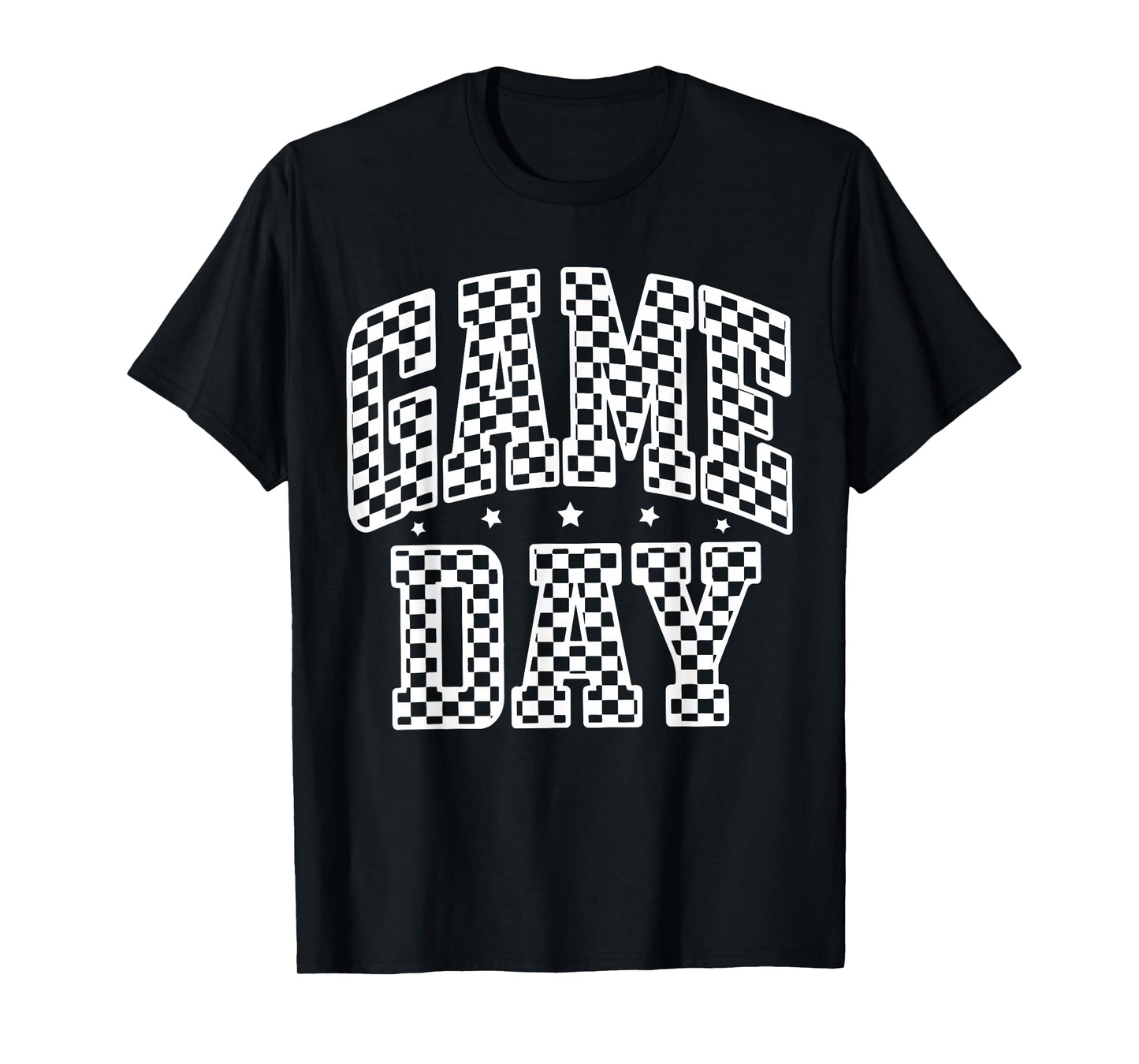 Game Day Checkered Touchdown American Football Thanksgiving T-Shirt