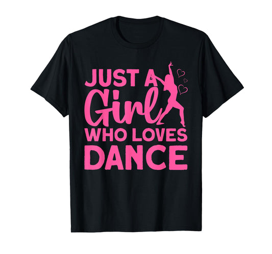 Cool Dance Art for Girls Women Dancing Lover Lyrical Dancer T-Shirt