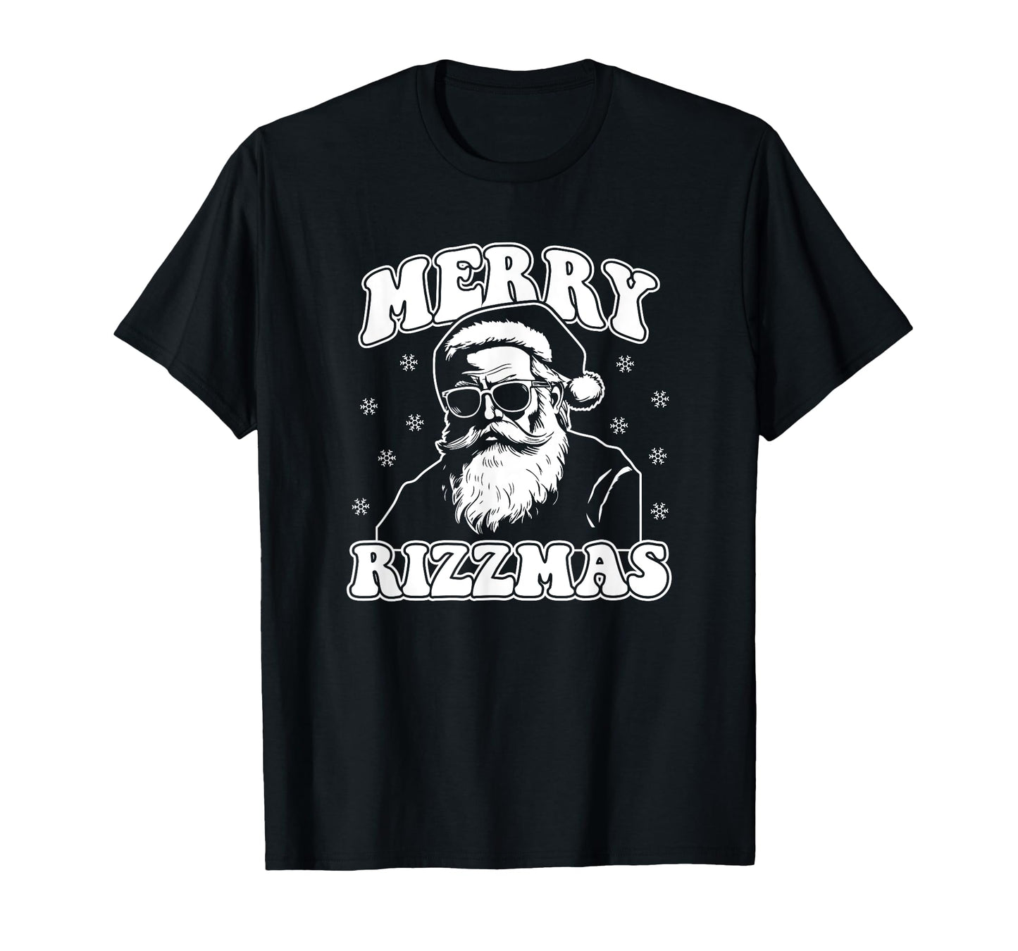 Merry Rizzmas Funny Christmas Rizz Santa Claus Rizzler T-Shirt