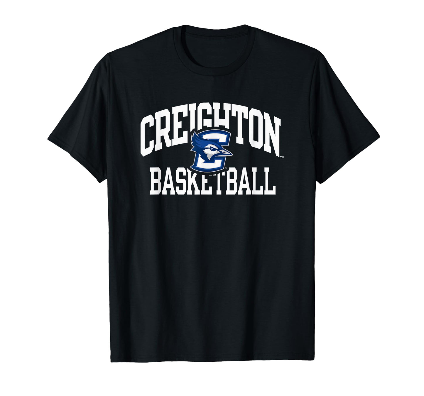 Creighton Bluejays Basketball Arch Black Officially Licensed T-Shirt