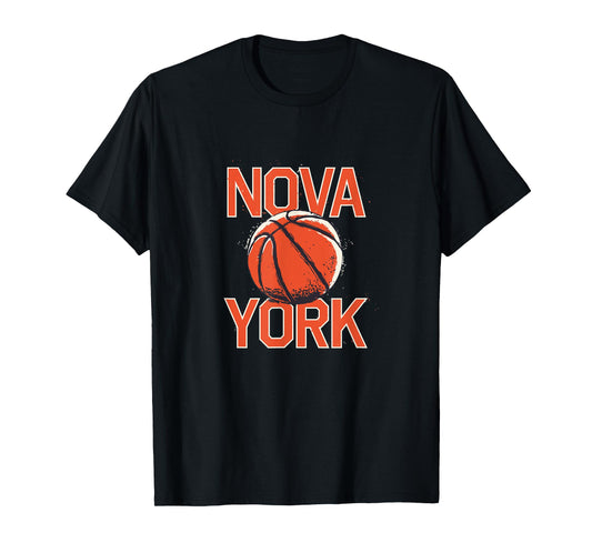 Nova York Basketball Tee - Funny Nova York Design T-Shirt