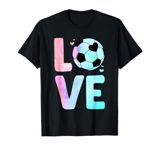 Cool Soccer Art For Women Girls Toddler Themed Soccer Player T-Shirt