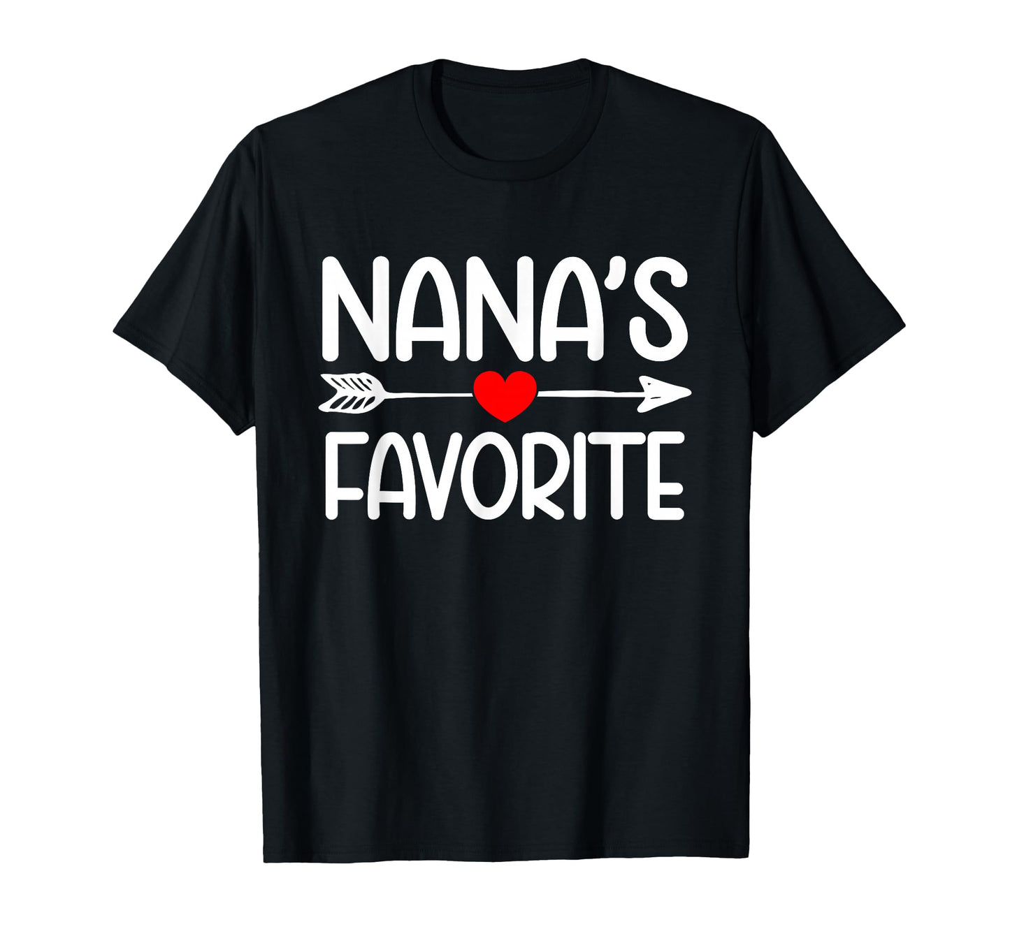 Nana's Favorite Grandchild Baby Grandson Granddaughter T-Shirt
