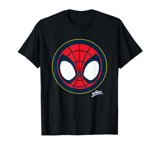 Marvel Spidey And His Amazing Friends Spidey Face Emblem T-Shirt