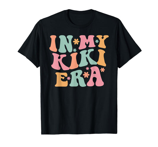 Retro Groovy In My Kiki Era Happy Mother's Day T-Shirt