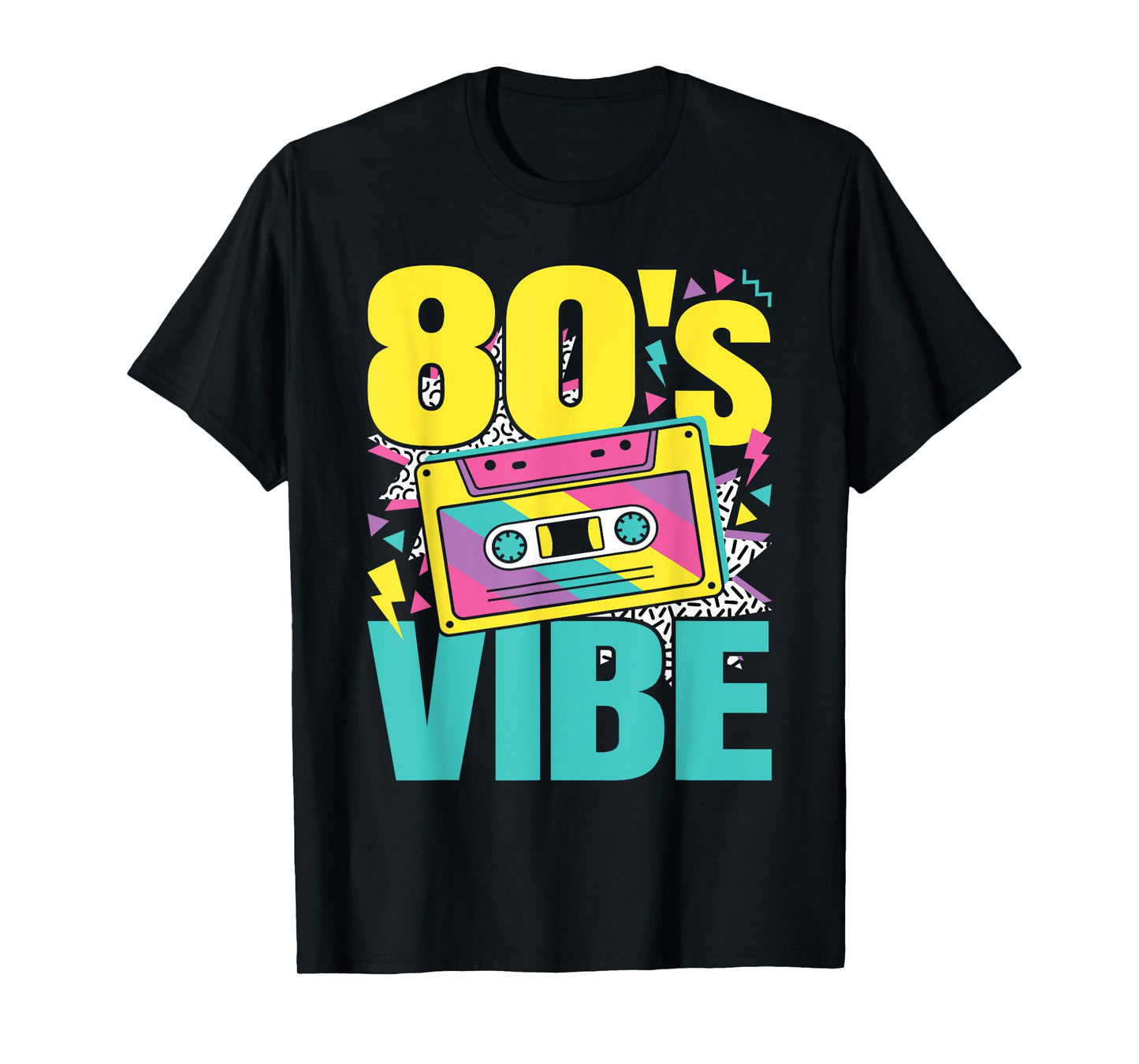 Funny 80's Vibe 80s Outfit Retro Party Men Women Kids T-Shirt