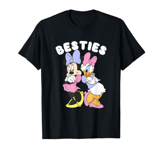 Disney Mickey and Friends Minnie and Daisy Besties Vibes T-Shirt