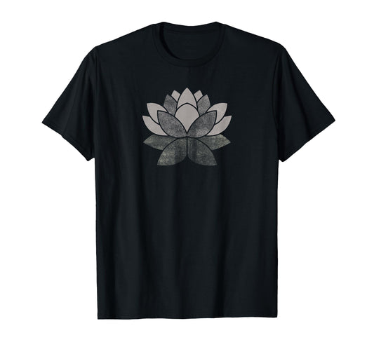 Namaste! Distressed Vintage Lotus Flower T-Shirt Gift T-Shirt