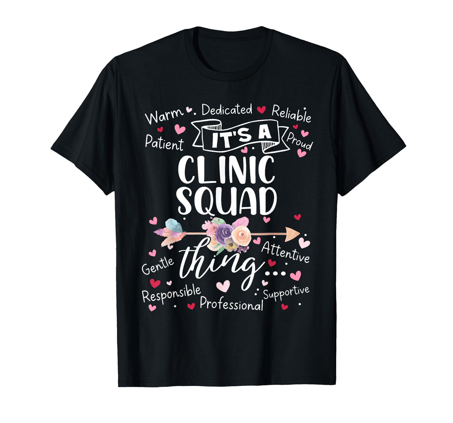 Clinic Squad School Nurse Team Crew Mother's Day Elemtary T-Shirt