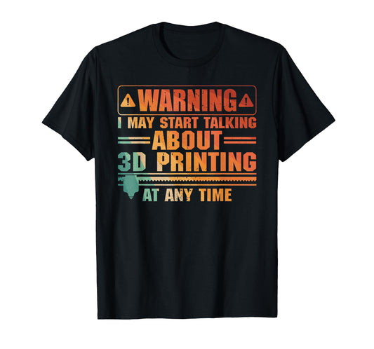 Funny 3D Printer Art For Men Women 3D Printing Worker Lover T-Shirt
