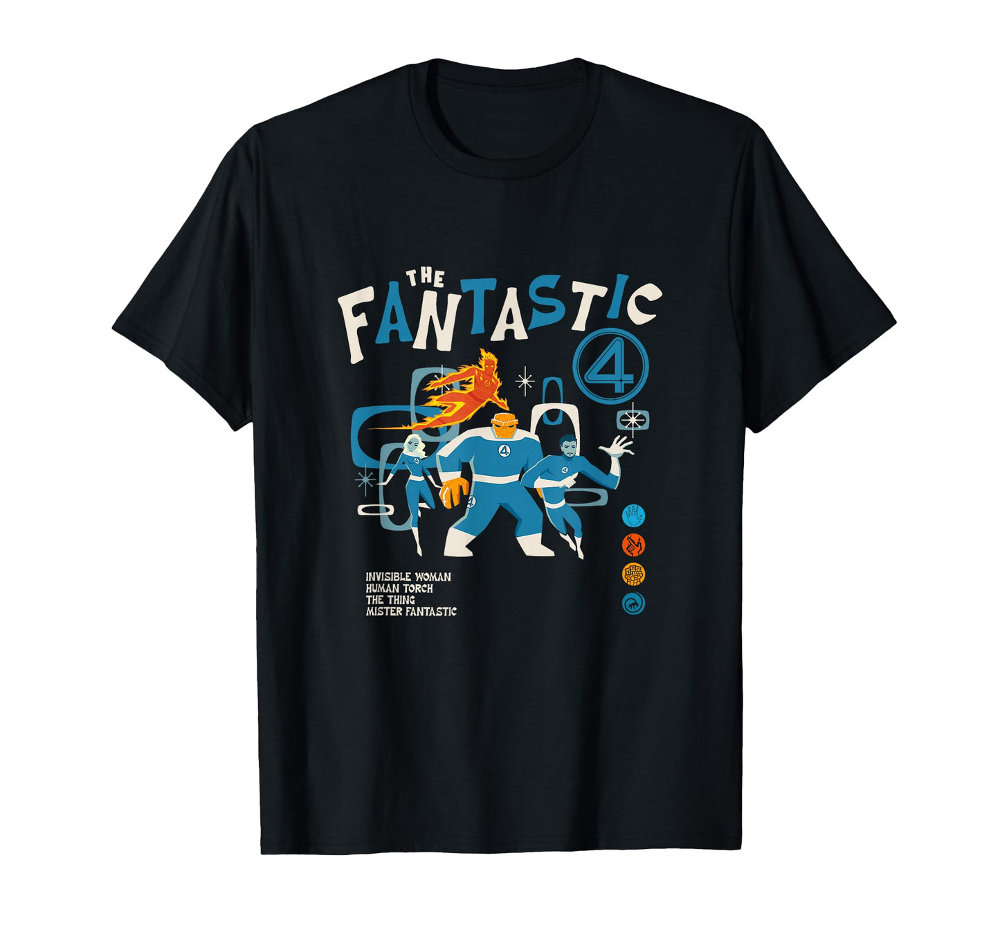 Marvel The Fantastic Four: First Steps Vintage Super Heroes T-Shirt