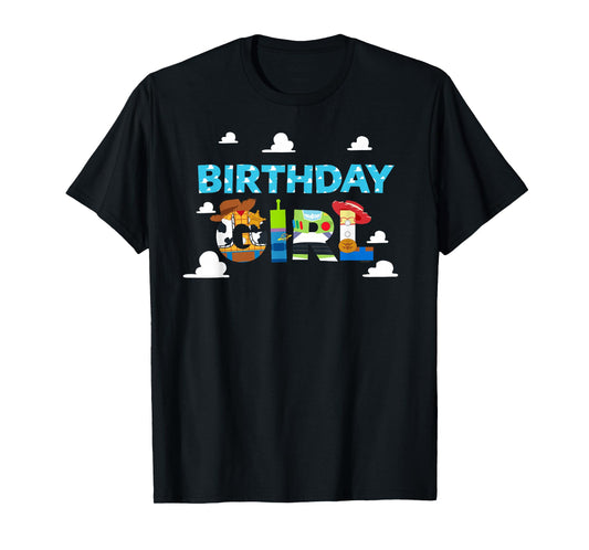 Disney and Pixar’s Toy Story Clouds Birthday Girl T-Shirt