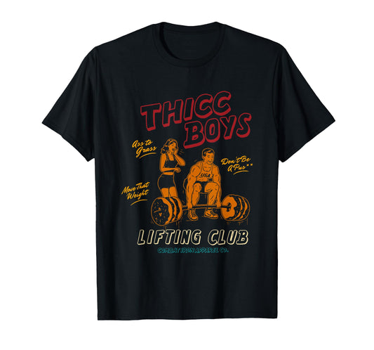 Thicc Boys Work-out Club T-Shirt