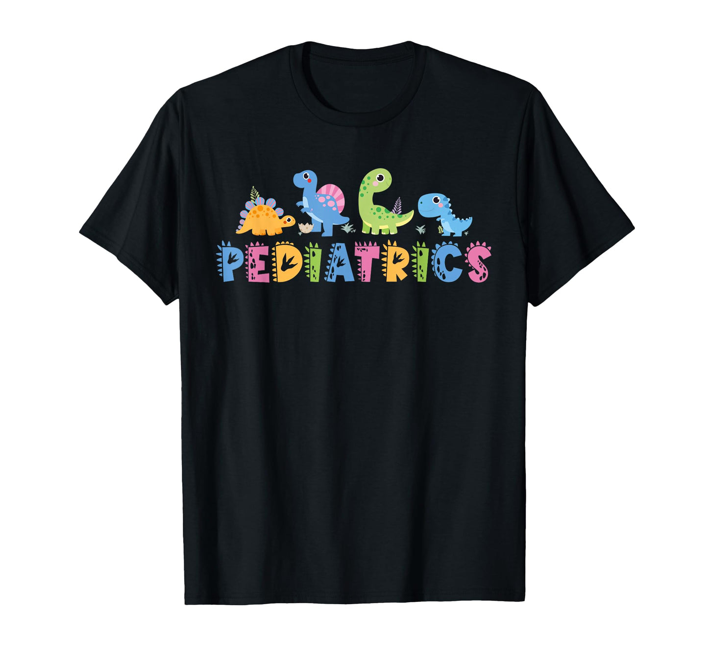 Pediatrics Pediatric Squad Nurse Dinosaur Cute Peds Animal T-Shirt