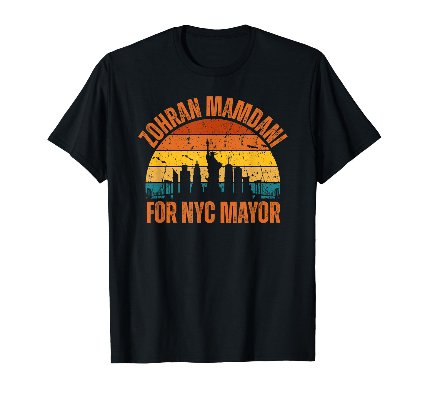 Zohran Mamdani for NYC Mayor Funny Cool Trendy Progressive T-Shirt