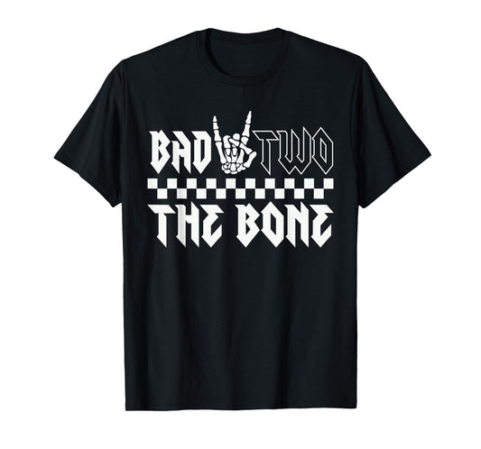 Bad Two the Bone Birthday 2 Years Old Birthday T-Shirt