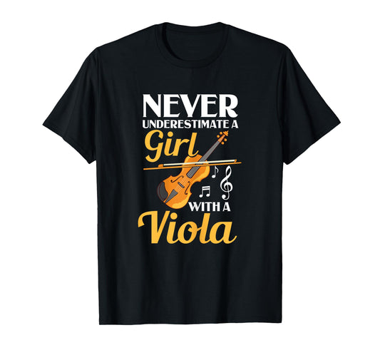 Viola Instrument Music Notes Player Lesson Beginner T-Shirt