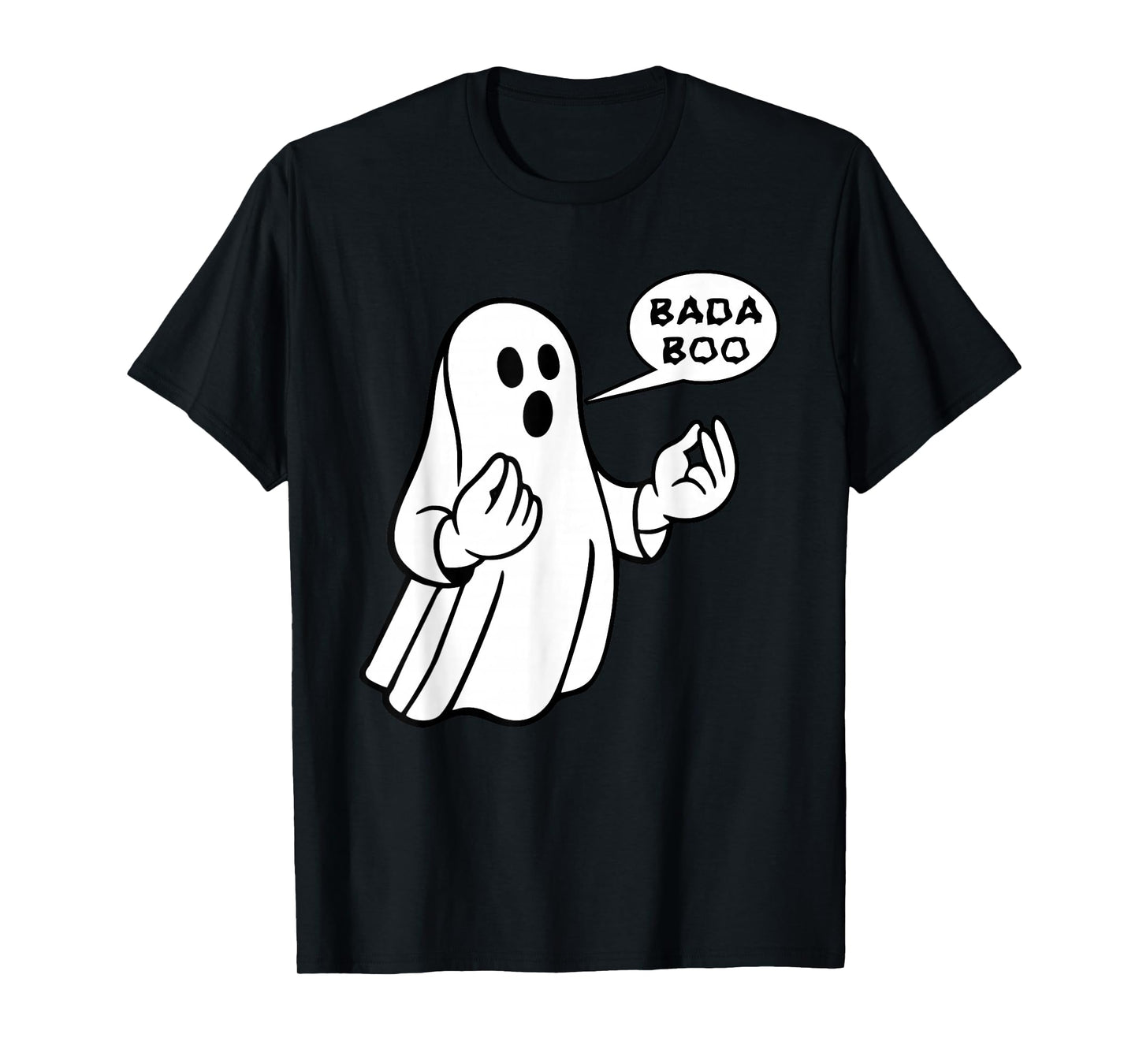 Bada Boo Italian Ghost Funny Halloween T-Shirt
