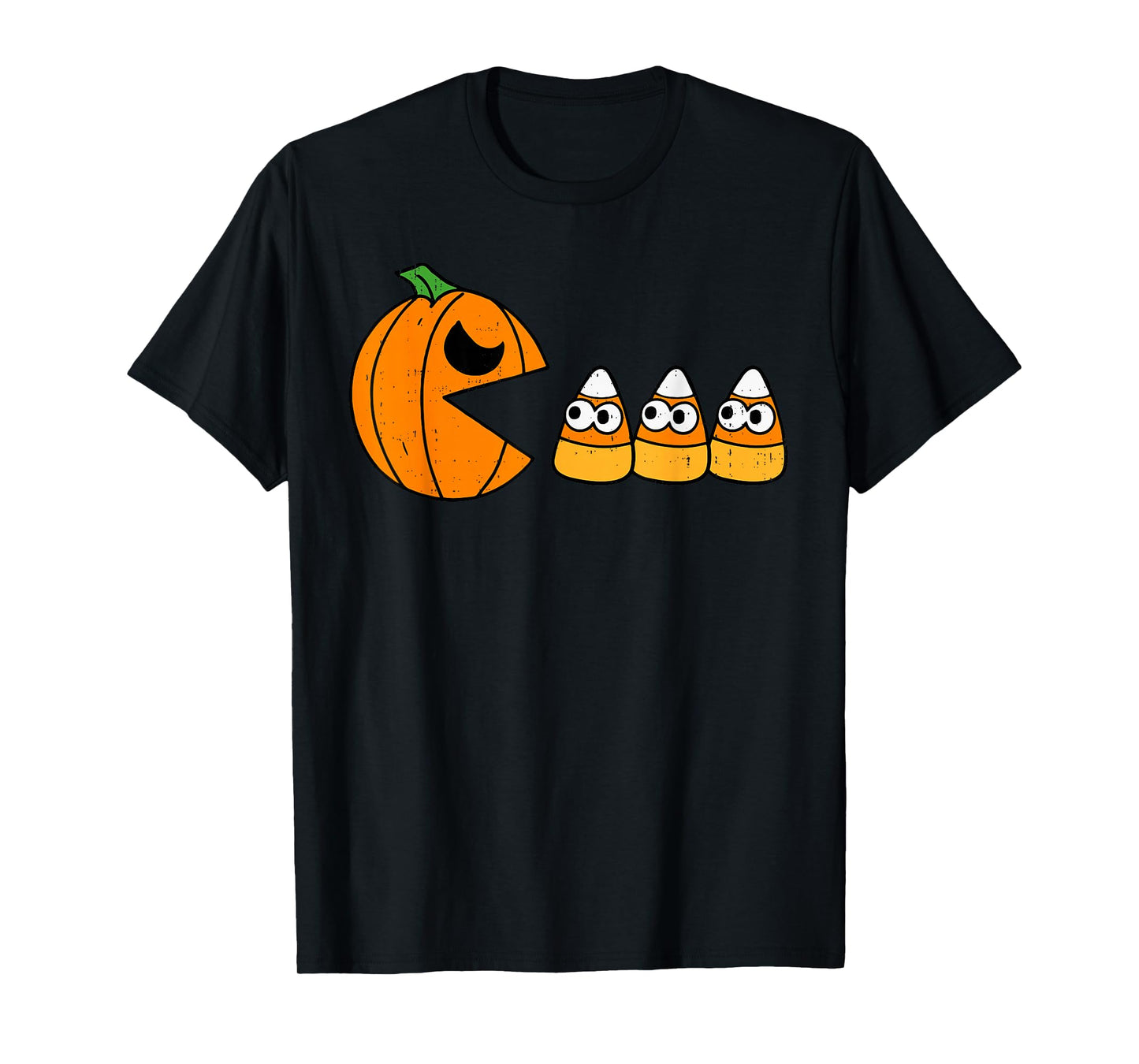 Pumpkin Eating Candy Gamer Halloween Gaming Game Boys Teens T-Shirt