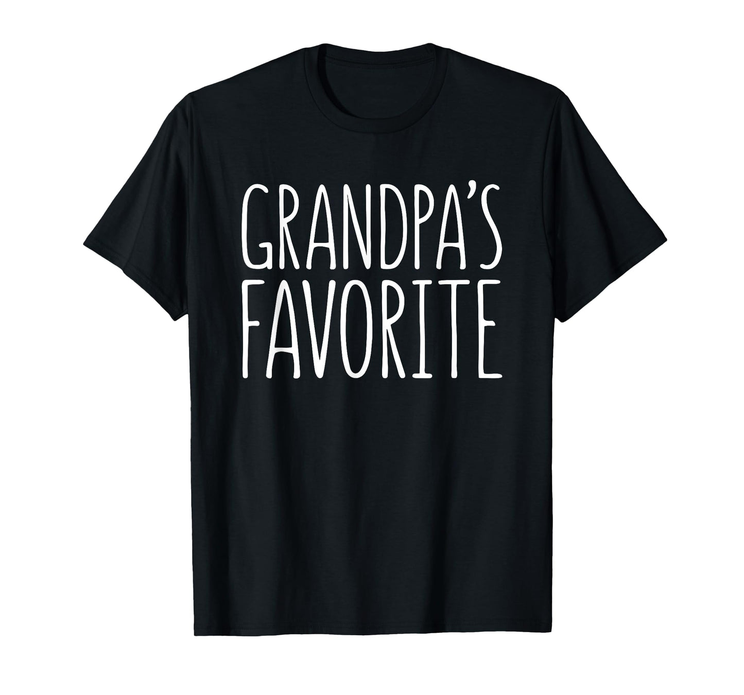 Grandpa's Favorite Shirt Grandchild Grandson Granddaughter T-Shirt