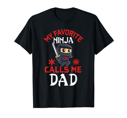 Ninja Dad Matching Family Birthday Party Ninja Dad T-Shirt