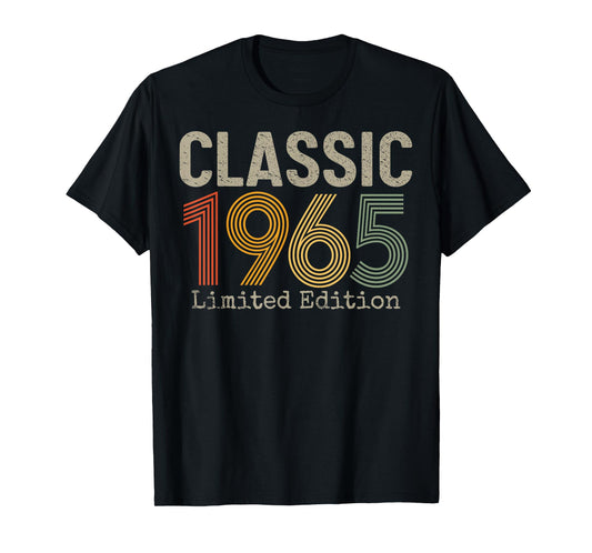 Classic 1965 Limited Edition 60 Year Old Gifts 60th Birthday T-Shirt