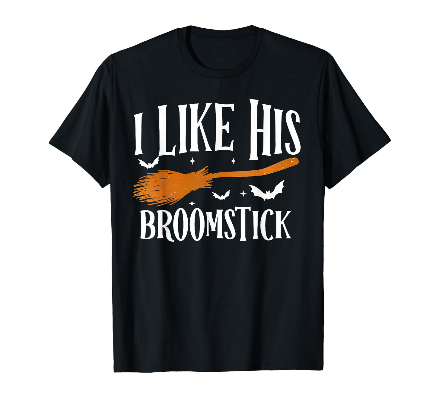 I Like Her Pumpkins I Like His Broomstick Halloween Couples T-Shirt