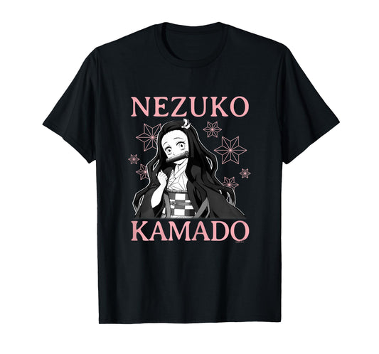 Demon Slayer: Kimetsu no Yaiba Nezuko Pink Kawaii T-Shirt