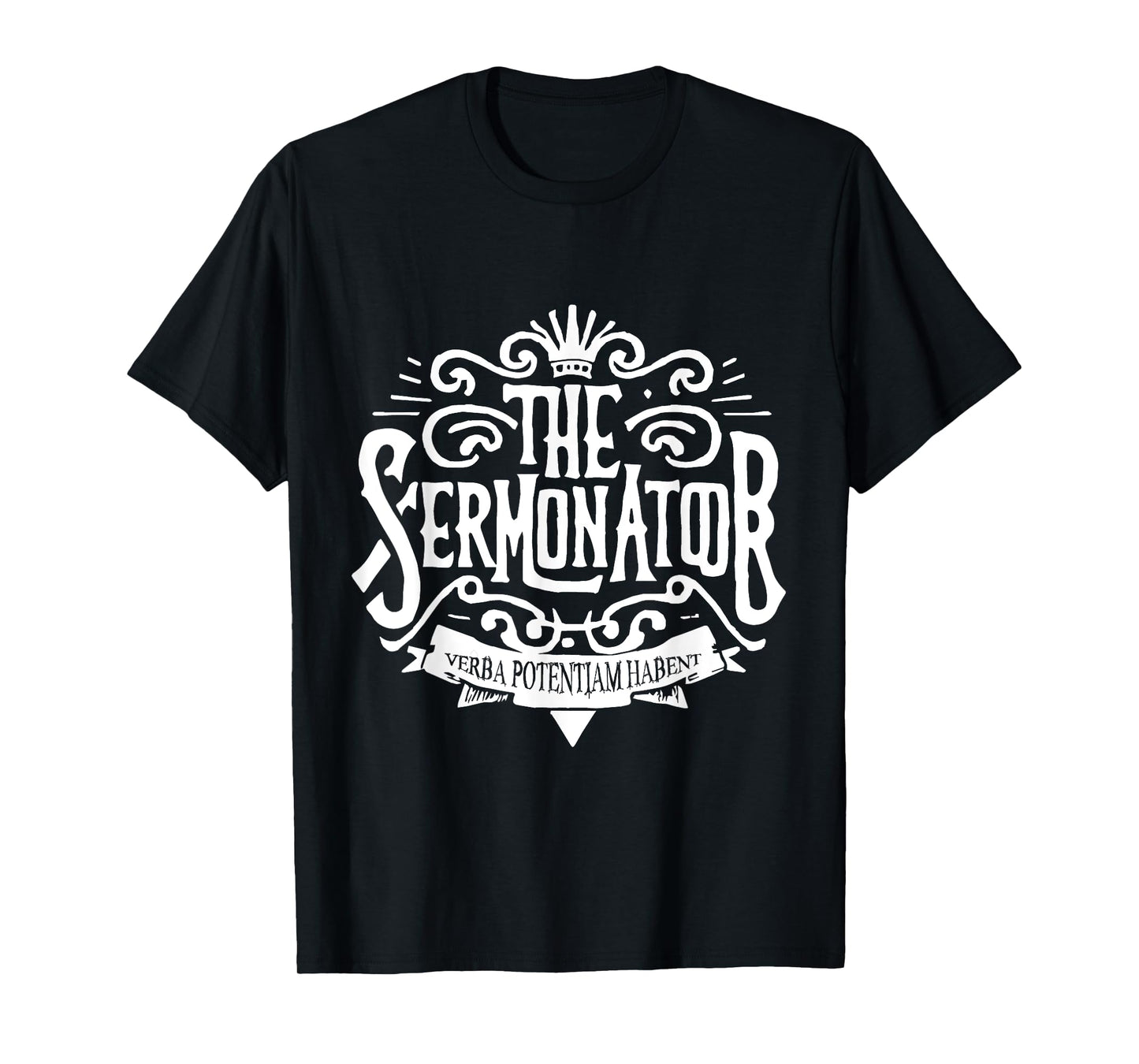 The Sermonator Funny Pastor Prayer Warrior Motorcycle Pastor T-Shirt