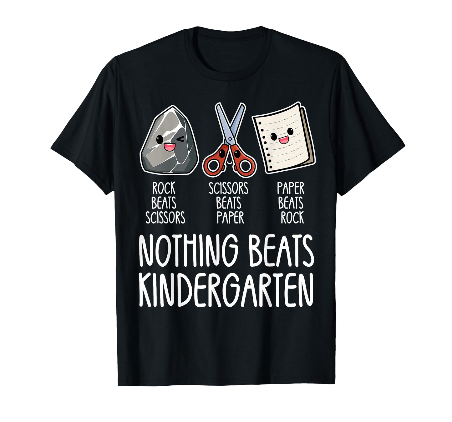 Nothing Beats Kindergarten Funny Back to School Kid Teacher T-Shirt