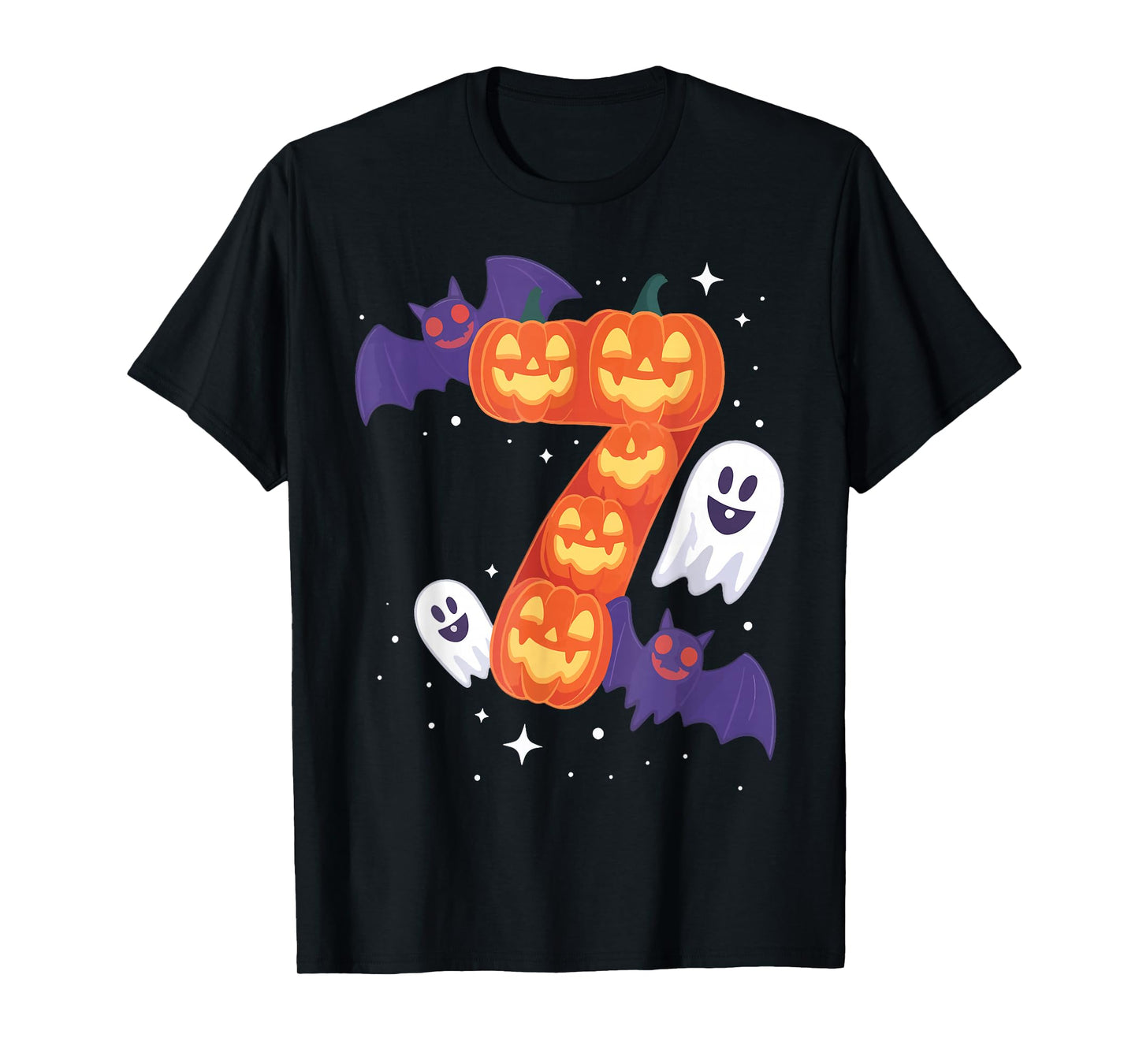 Halloween Couple Six Seven Meme 6 7 Pumpkin Ghost Costume T-Shirt